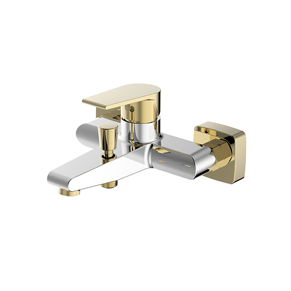 Bath Mixer Chrome  - Gold