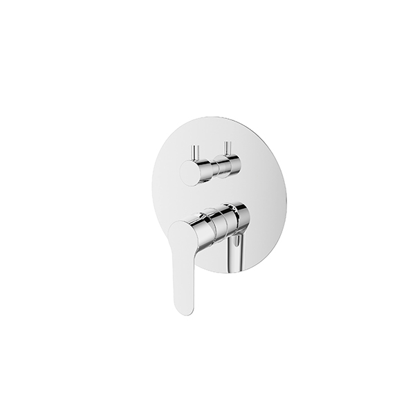 Round Concealed Bath Mixer  2F - Surface Mounted Part