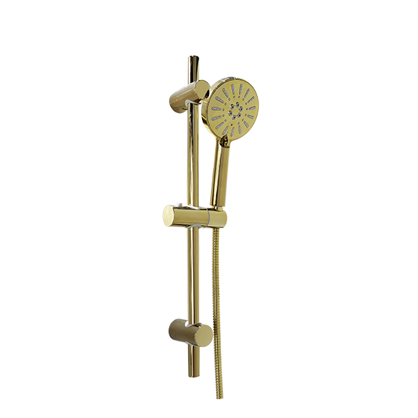 Shower Set with Sliding Bar  3F - Gold