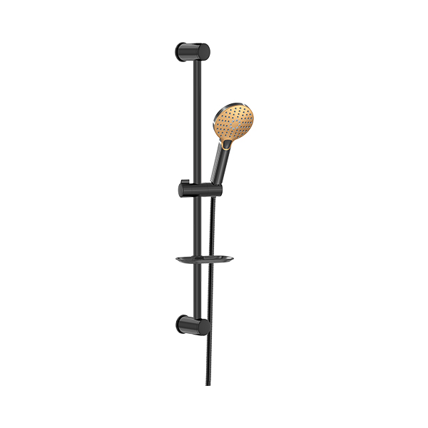 Shower Set With Sliding Bar 3F - Black Gold