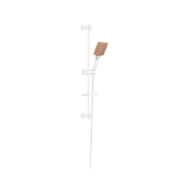 Shower Set With Sliding Bar 3F - White Copper