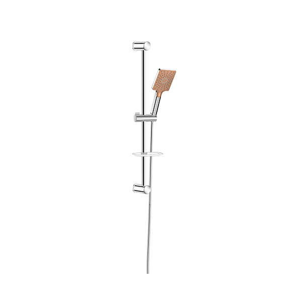 Shower Set With Sliding Bar 3F - Chrome Copper