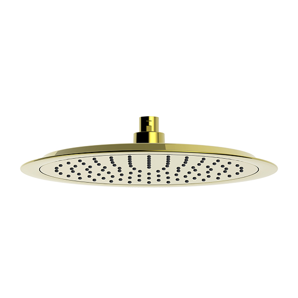 Ultraslim Round  Head Shower Gold