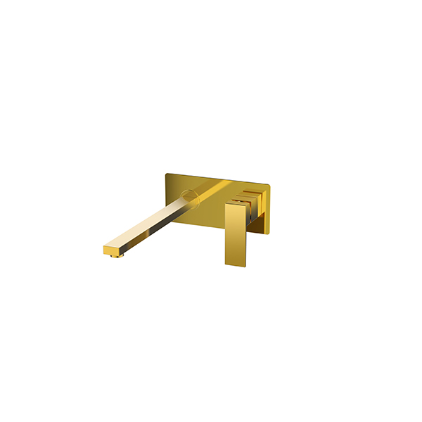 Basin Mixer  - Surface Mounted parts - Square - Gold