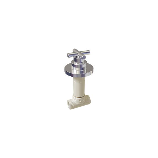 New Concealed Stop Valve -3/4" PPRC Body