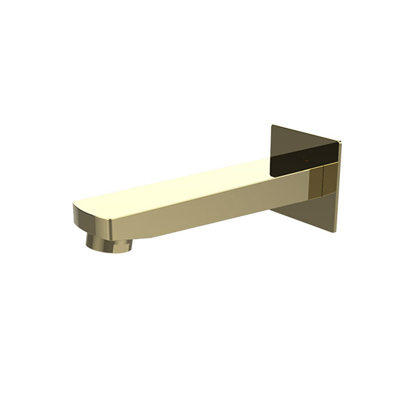 Square Shower Spout - Gold