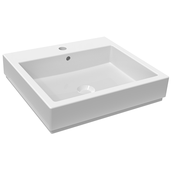 COUNTER TOP WASHBASIN SINGLE HOLE WITHOUT HOLE