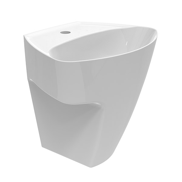 MONOBLOCK WASHBASIN WITH HOLE 