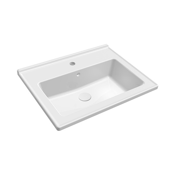 VANITY TYPE WASHBASIN WITH HOLE 