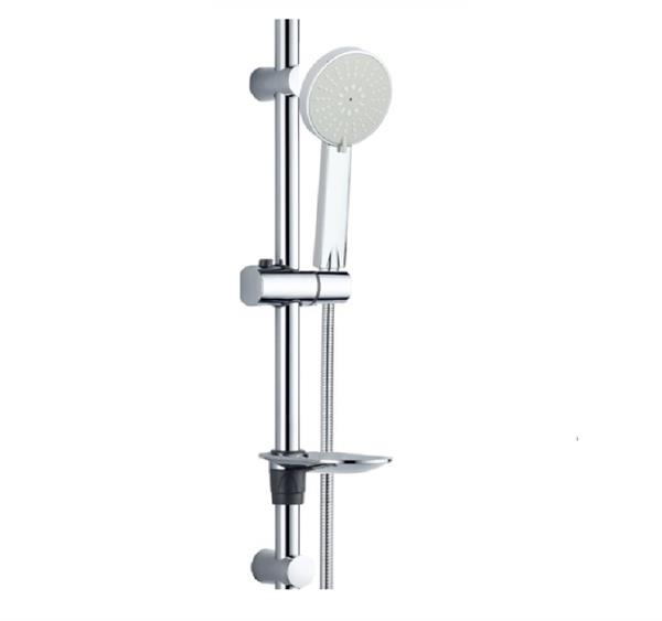 Qua Fiora Shower Set With Sliding Bar 3F - Chrome