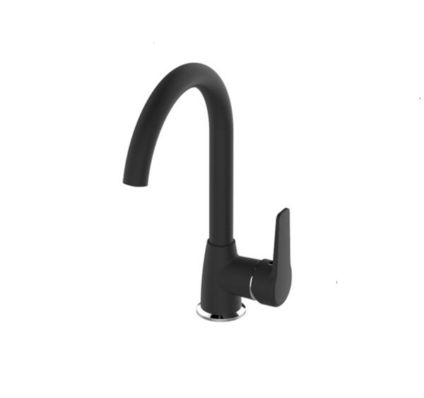 Qua Este Kitchen Mixer - Matte Black - Chrome