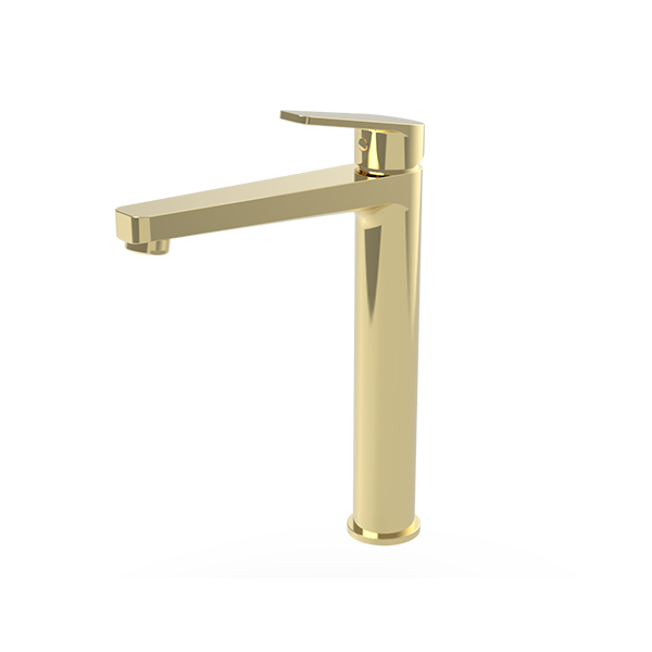 Tall Basin Mixer - Gold