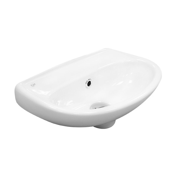 WALL MOUNTING WASHBASIN  41cm WITHOUT HOLE